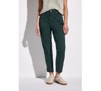 STREET ONE Damen A378877 Paperbag Hose, Hunter Green, 44W x 28L