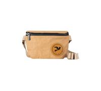 PAPERO Crossbag aus Papier SQUIRREL Deltabag vegan nachhaltig Bauchtasche_braun_sf