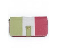 NEU PAPERO leichtes Papier Wallet Damen CAT mit integriertem RFID Schutz und Münzfach 0714637163952_gruenrot