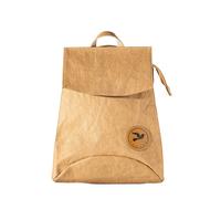 PAPERO Rucksack aus Papier 3 in 1 SALAMANDER 8L robust, wasserfest, vegan, nachhaltig salamander_braun_sf