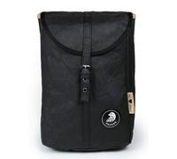 PAPERO Rucksack aus Papier, robust, wasserfest Damen Herren vegan Daypacks Schwarz