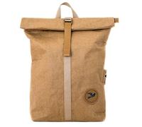 PAPERO ® Rucksack -Cougar- Aus Waschbarem Kraftpapier | Leicht, Robust, Wasserdicht | Vegan Nachwachsendes Material | FSC Zertifiziert | Business Taschen, Bagpack (Hellbraun mini 13L)