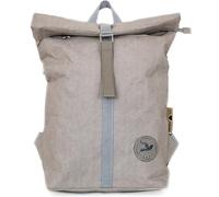 PAPERO ® Rucksack -Cougar- Aus Waschbarem Kraftpapier | Leicht, Robust, Wasserdicht | Vegan Nachwachsendes Material | FSC Zertifiziert | Business Taschen, Bagpack (Grau mini 13L)