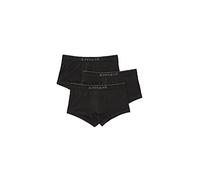Papi Stilvolle brasilianische Herrenunterhose mit einfarbigem Druck (3er-Pack Herrenunterwäsche), Schwarz/Schwarz/Schwarz, Medium