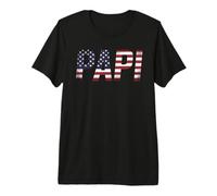 Papi USA Flagge Vintage Papi USA Flagge Vater Papi Premium T-Shirt