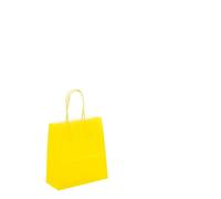 Papier Tragetaschen 18x08x25cm gelb