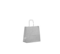 Papier Tragetaschen 25x11x24cm grau