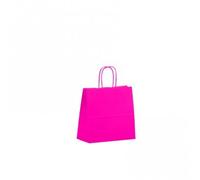 Papier Tragetaschen 25x11x24cm magenta