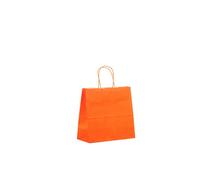 Papier Tragetaschen 25x11x24cm orange