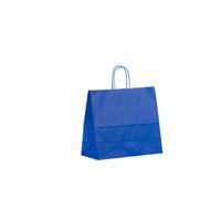 Papier Tragetaschen 32x13x28cm blau