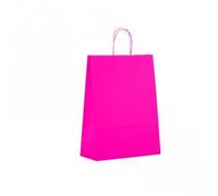 Papier Tragetaschen 32x13x42cm magenta
