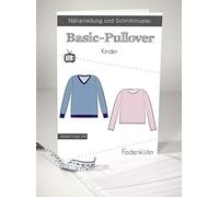 Papierschnittmuster Basic-Pullover Kinder