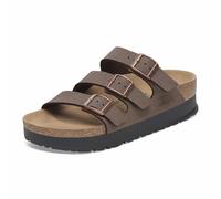 Papillio by Birkenstock 1027417 Papillio Florida Platform Flex Vegan Braun Braun 37