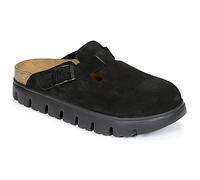 Papillio Clogs Boston Chunky Suede in Schwarz 37