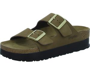 Papillio von BIRKENSTOCK Pantoletten 1028366 Arizona PAP Flex Platform dark tea schmal 40 EU