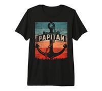 Papitän Papi Papa Sohn Opa Männer Vati Premium T-Shirt