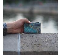 paprcuts Münzbörse Saphire Marble ( blau gelb)