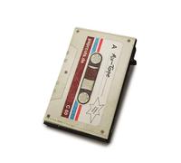 Paprcuts RFID Alu Kartenetui - Dünner Kartenhalter aus kratzfestem Aluminium und reißfestem HiTech Material Tyvek Bis zu 12 Karten & Geldscheine mit RFID Schutz Ultraleicht Unisex | Mixtape