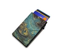 paprcuts RFID Alu Kartenetui Saphire Marble (blau gelb)