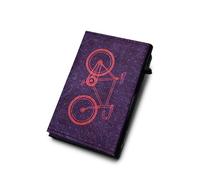 paprcuts RFID Alu Kartenetui Bike (lila orange neon)