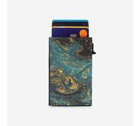 paprcuts RFID Alu Kartenetui Saphire Marble (blau gelb)