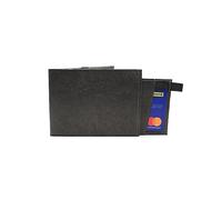 Paprcuts RFID Pro Portemonnaie | Kartenetui mit RFID Schutz für 12 Karten, Scheine & Münzen | Vegan | Wasserabweisend & Reißfest | (Just Black 2.0.)