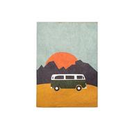 Paprcuts RFID Reisepasshülle Super schlanke Schutzhülle mit 2 Kartenfächern und Platz für Boardingpass 100% Vegan Wasserabweisend & Reißfest Unisex - Vanlife | Roadtyping Koop