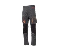 Papyer Next 400 Unisex-Stretch-Sommerhose liecht und robust Rauchgrau/Schwarz Gr. 46