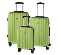 Paradise by CHECK.IN AURORA 3-tlg. Kofferset - limettengrün limettengrün Koffer24