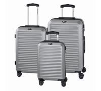 Paradise by CHECK.IN - Paradise by CHECK.IN 3-tlg. Kofferset HAVANNA 2.0 Paradise - silber Koffer24