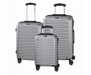 Paradise by CHECK.IN - Paradise by CHECK.IN 3-tlg. Kofferset HAVANNA 2.0 Paradise - silber Koffer24