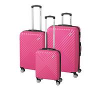 Paradise by CHECK.IN Kingston - 4-Rollen-Trolley Set 3tlg. (pink)