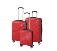 Paradise by CHECK.IN Kingston - 4-Rollen-Trolley Set 3tlg. (rot)