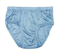 Paradise Silk Pure Silk Herren Slip Strick Gr. XL, hellblau