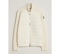 Parajumpers Olmo Rib Knitted Hybrid Jacket Warm Ivory Weiß M