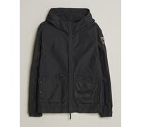Parajumpers Rube Smash Peached Nylon Hooded Jacket Black Schwarz L
