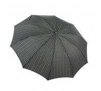 Parapluie canne pour homme PIERRE CARDIN - Ouverture automatique - Résistant au vent - Diamètre 109 cm - Noir et gris