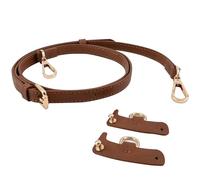 Parastar Schultergurt für Longchamp, Verstellbarer Schulterriemen für Taschen, Schulterriemen für Taschen, Schultergurt Braun für Mini Bag Straps, Schulterriemen aus Leder für Minitaschen