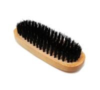 PARENCE.- Schuhbürste aus Holz - 14x5x3 cm - Halbharte Schwarze Borsten - Leder, Wildleder, Nubuk Pflege - Reinigungs- und Polierbürste für Schuhe, Stiefel und Taschen