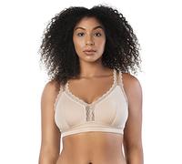 Parfait Dalis Women's Full Figure Sleep Bra Wire Free Bralette Style P5641-Bare-65G