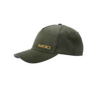 Parforce Cap Classic Oliv, Null | Aus reiner Baumwolle. Logo-Silikondruck. Snapback zur Weitenregulierung.