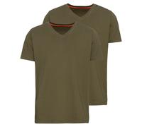 Parforce Essential Doppelpack T-Shirts V-Neck Oliv (Größe: M) 50 grün