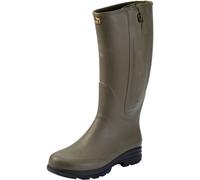 Parforce Essential Gummistiefel mit Reißverschluss und Neoprenfutter Grün (Größe: 47) 47 grün
