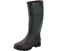 Parforce Gummistiefel Neo-2 mit Reißverschluss und Neoprenfutter Oliv/Braun 38