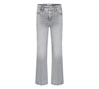 Cambio Slim Fit Jeans mit Fransensaum Modell 'PIPER SHORT' in Weiss, Größe 38
