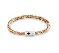 Paris Montana Anker Gravur Segeltau Unisex Armband Unisex Geflochten Handmade Hochwertiger Magnetverschluss Durchmesser 6mm (20, Summertime)