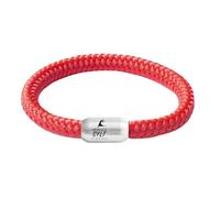 Paris Montana Das Original Sylt Surfer Gravur Unisex Segeltau Armband Paracord Geflochten Handmade Hochwertiger Magnetverschluss 8mm Durchmesser (Sylt-Waves (Rot), 20.00)