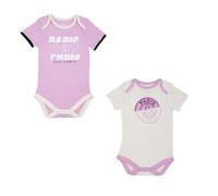 Paris Saint-Germain Babybody für Mädchen, PSG, offizielle Kollektion, 18 Monate, 2 Stück