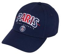 Paris Saint-Germain Kappe PSG - Offizielle Kollektion, verstellbare Größe, für Erwachsene, Herren, blau, Einheitsgröße