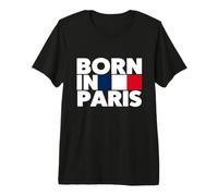 Parisian, J'aime Paris, Born in Paris Illustration Graphic Premium T-Shirt